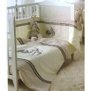 Elli & Raff. 3 Piece Cot Bedding Set. Quilt, bumper & Sheet [Baby 