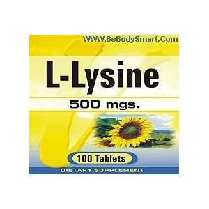  Lysine 500mg Coated Tablet 100