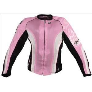 Joe Rocket Ladies Cleo 2.0 Jacket Pink Black White Medium 