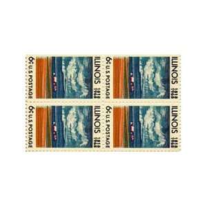 Farm Buildings and Fields of Grain Set of 4 X 6 Cent Us Postage Stamps 