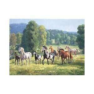  Ravensburger Its Spring Ponies on Pasture Pack of Wild Horses 