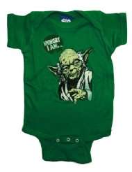 Star Wars Yoda Hungry I Am Funny Movie Baby Creeper Romper Snapsuit