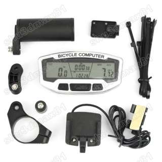   Bike Bicycle Computer Odometer SD 558A Speedometer S1481 Features