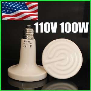  110V 100W Ceramic Emitter Heated Pet Appliances for 
