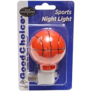   205 B Orange Basketball Shaped UL Listed Manual Sports Night Light