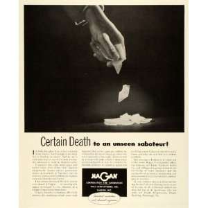  1943 Ad Scale Deposit Cure Calgon Hagan Industrial 