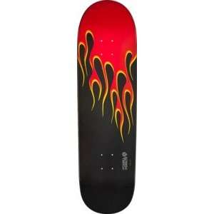 Powell Peralta Hot Rod Flames Black / Red / Yellow Skateboard Deck   9 