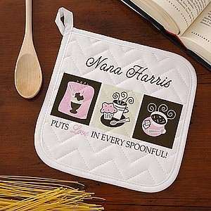  Personalized Potholders   Loving Spoonful