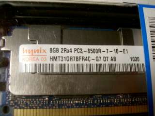 DELL Hynix 8GB DDR3 PC3 8500R Memory RAM NEW Sealed  