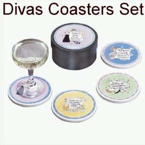  Coasters Set ~ Divas Coasters Set