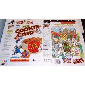   Cookie Crisp Cereal Box unused factory FLAT cf5