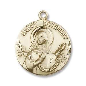  St. Dorothy Patron Saints Gold Filled St. Dorothy Pendant 