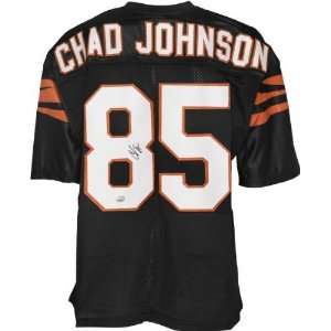 Chad Johnson Autographed Jersey  Details Black Custom