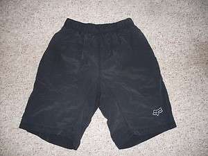   Cycling Black Nylon/Spandex Mesh Lined Padded Shorts Men S Used/Faded