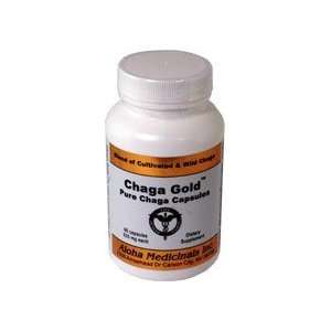  Chaga Gold 525mg by Aloha Medicinals   90 Capsules Health 