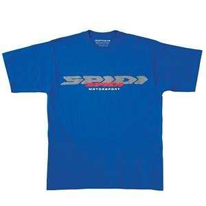  Spidi Font T Shirt   Small/Blue Automotive