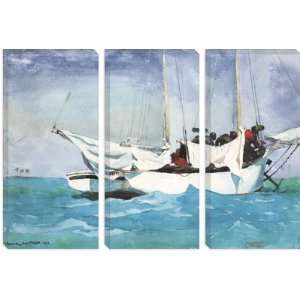  Key West, Hauling Anchor 1903 by Winslow Homer Canvas 