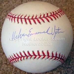 BJ Upton Autographed OML Ball Melvin Emmanuel Upton  