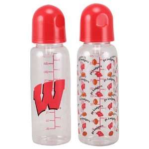  Wisconsin Badgers Two Pack 9 oz. Baby Bottles