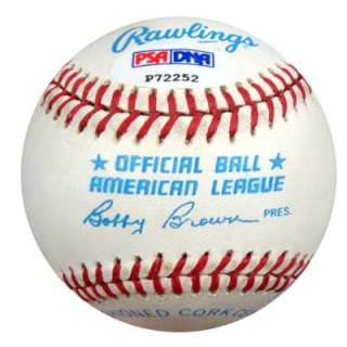 Lefty Gomez Autographed Signed AL Baseball PSA/DNA #P72252  