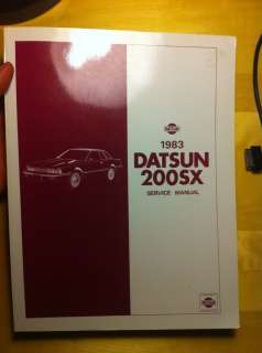   Service Manual    Original Nissan Motors Manual for 200SX  