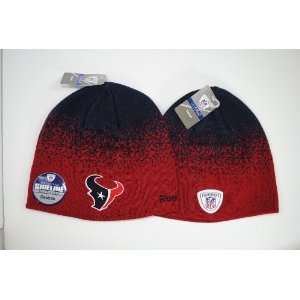   Texans Reebok Sideline Speckle Beanie Cap Winter Hat 