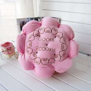   Sofa Pillow 14.9(h)*14(w)*5.9(h) Pp Cotton Pink Cake