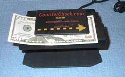 Counter Top Counterfeit Money and Credit Card Detector With Built In 