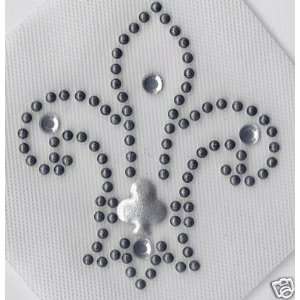   GET 1 OF SAME FREE/Fleur de Lis Heat Transfer/Metal Studs & Crystals