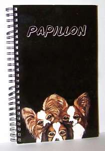 Papillon Journal or Notebook by Artist Jill Riley  