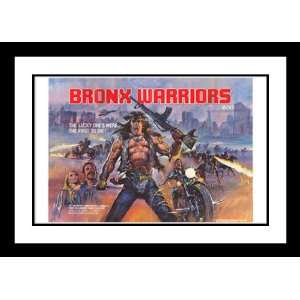  1990 The Bronx Warriors 20x26 Framed and Double Matted 