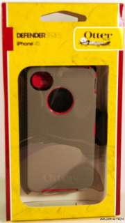 New Otterbox Defender Case Peony Gunmetal Grey Pink for iPhone 4S 4 