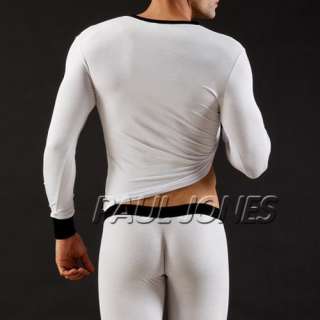 NWT Muscle Men’s Smooth WJ Thermal underwear Sexy Modal tight Tops 