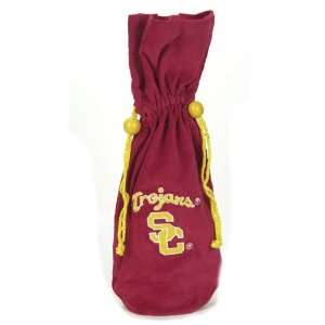 Southern California USC Trojans 14 Velvet Wine Bag   Set of 3   NCAA 
