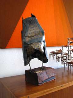 mid century modernist owl sculpture titled 