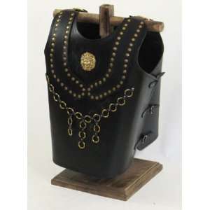  Chest Plate with Brass Studs   Sphinx Head   Costume Armor Everything