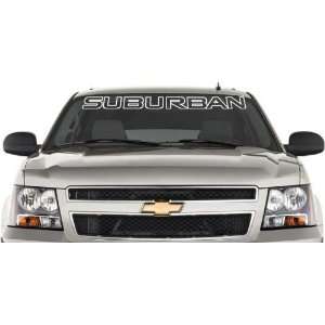 Chevy Suburban Windshield Banner Outline Logo Vinyl Graphic Wall Decal 
