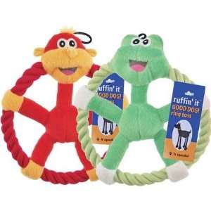  RuffiN It 780221 Frog Ring Toss Squeak Toy Sports 