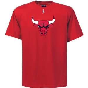 Chicago Bulls Logo T Shirt (Red) XL 