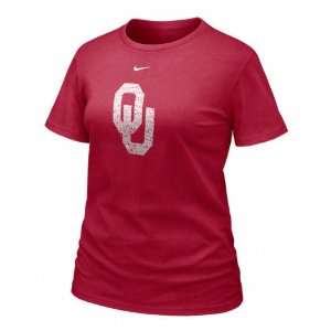  Oklahoma Sooners Womens Nike Crimson Frackle Blended Tri 