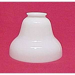  Milk Glass Bell Shape Lamp Light Fixture Shade Globe