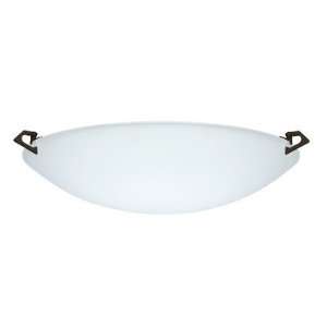  Sonya Flush Mount Size Small, Finish White