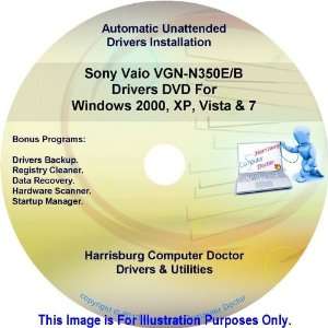  Sony Vaio VGN N350E/B Drivers Kit DVD Disc   Windows 2000 