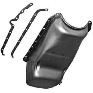  SB Chevy Circle Track Claimer Style Oil Pan (Unplated, 55 