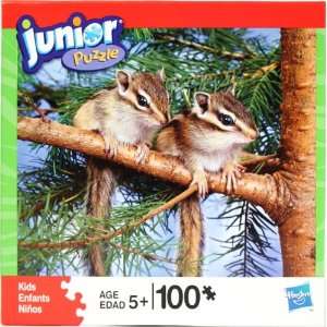  100 Piece Junior Puzzle   Chipmunks Toys & Games