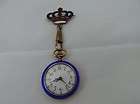 Rare antique Bulgarian Royal award enamelled ladies brooch watch c 