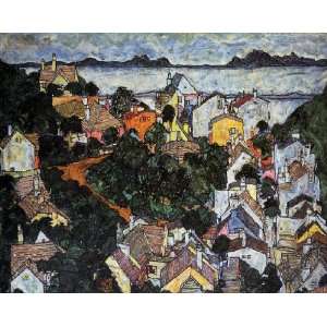 FRAMED oil paintings   Egon Schiele   24 x 20 inches   Summer 