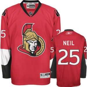  Chris Neil Jersey Reebok Red #25 Ottawa Senators Premier 