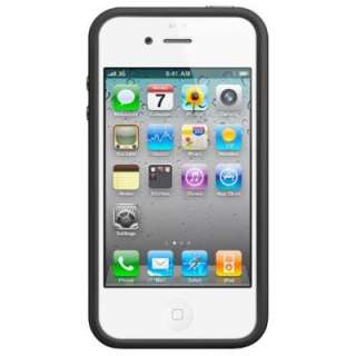 iPhone 4 4G 4s Black TPU Gummy Bumper Case + Accessories  
