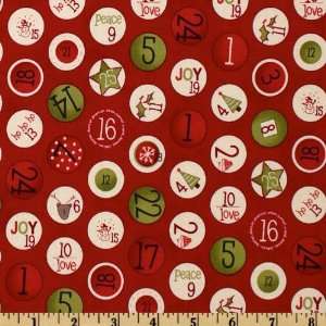  44 Wide Moda Countdown To Christmas Number Dots Rudolph 